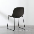 Cadeira de mesa de metal de restaurante simples de design moderno